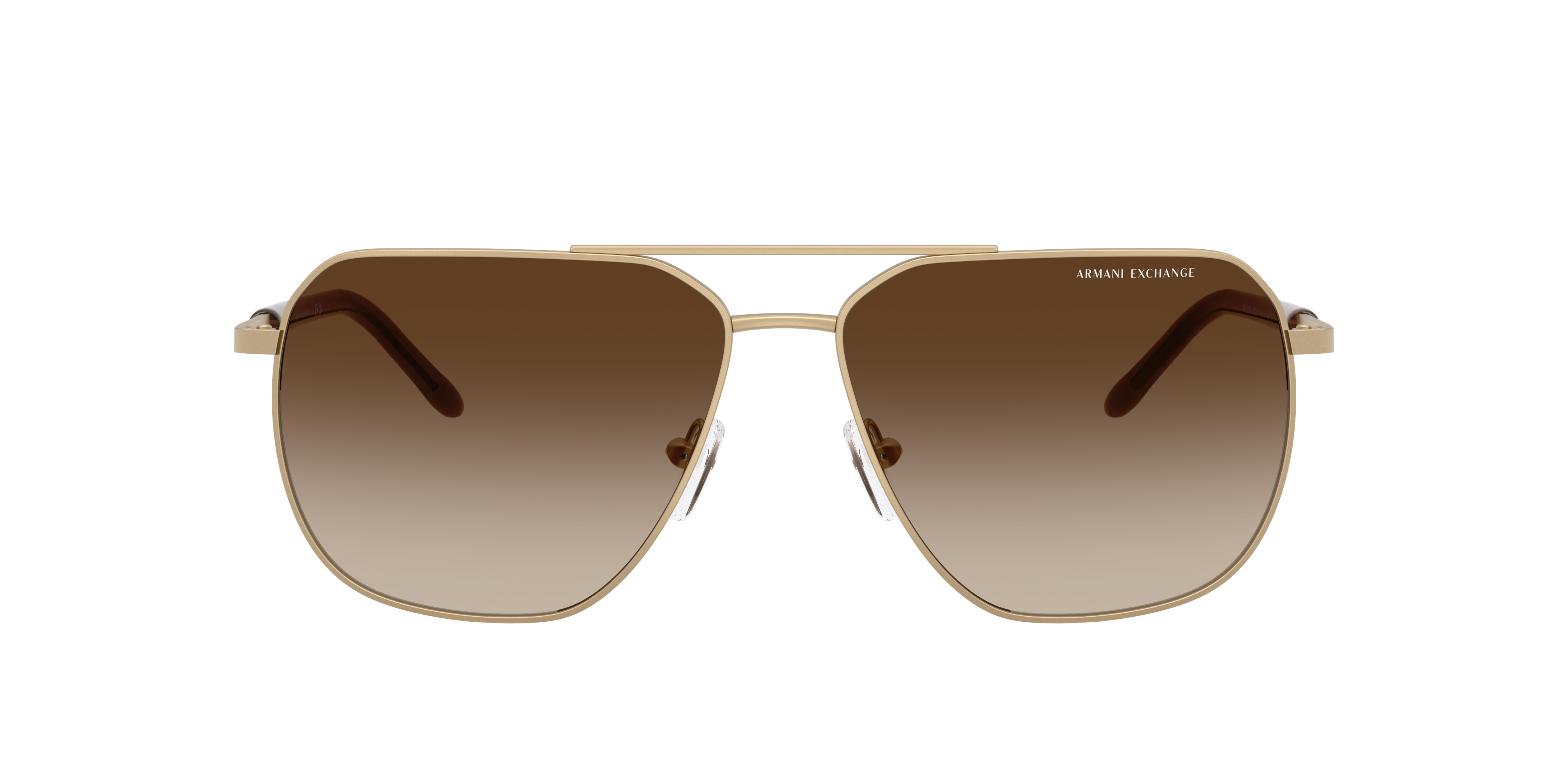 Armani Exchange AX2057S L (59 - 14) with Brown lenses and Black