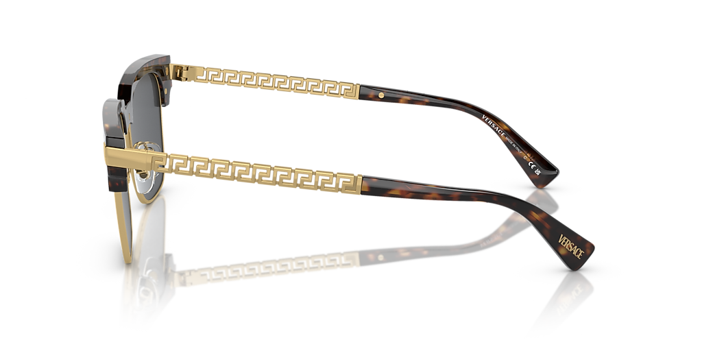 Versace VE4447 XXL (55 - 17) with Grey lenses and Tortoise frame