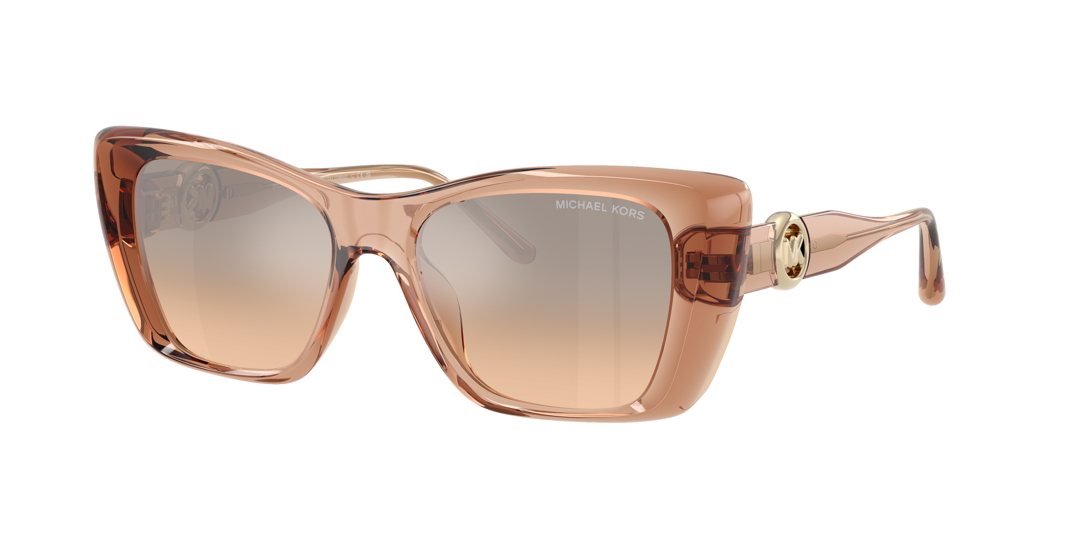 Michael Kors Tokyo S (53 - 17) with Silver lenses and Brown frame