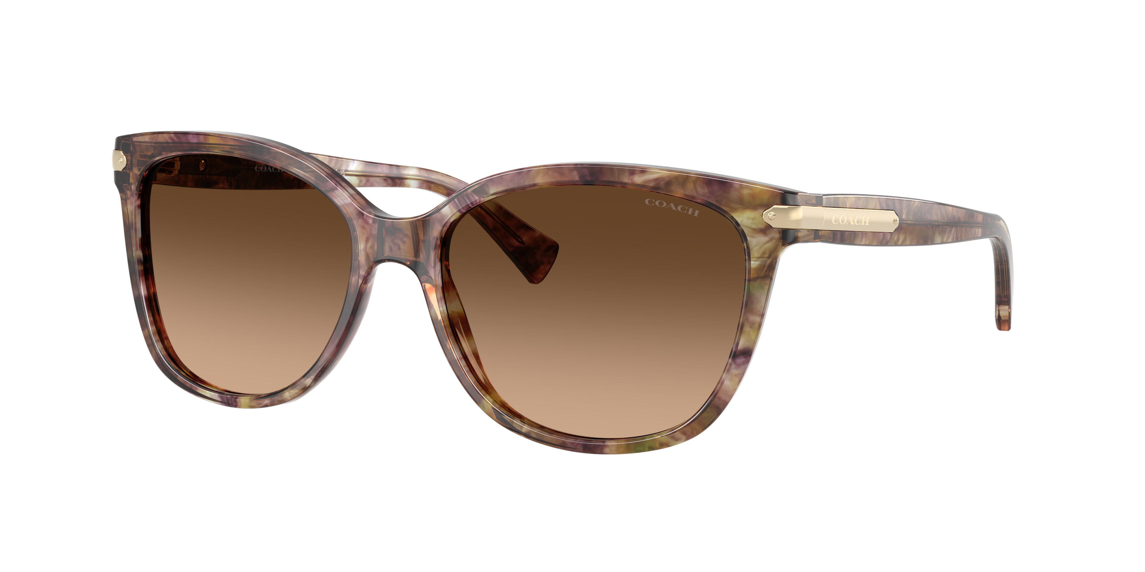 Coach Woman Sunglass L109 -  Frame color: Tortoise, Lens color: Brown Gradient