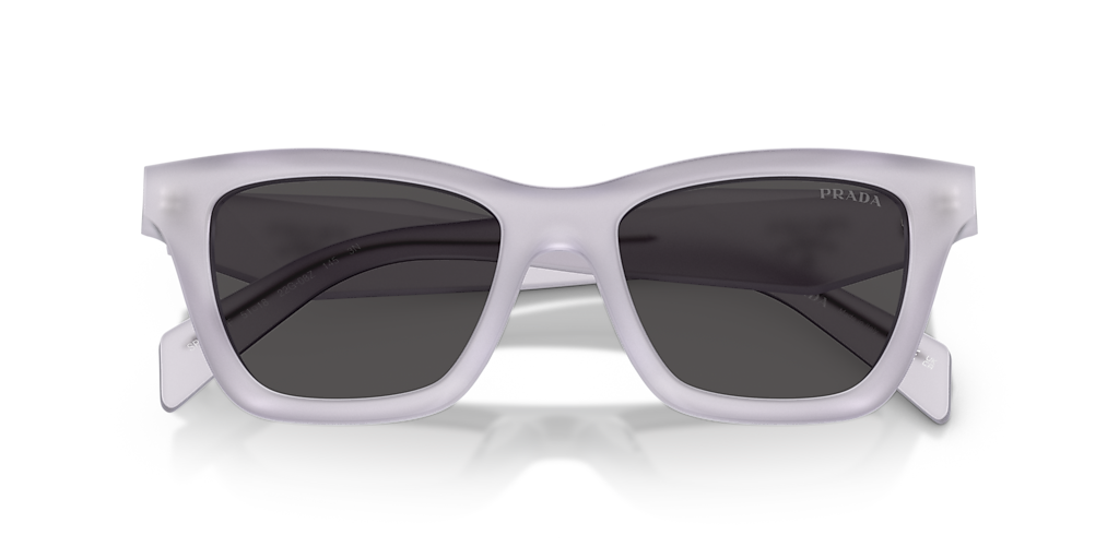 Prada PR C07SF S (52 - 16) with Grey lenses and Transparent frame