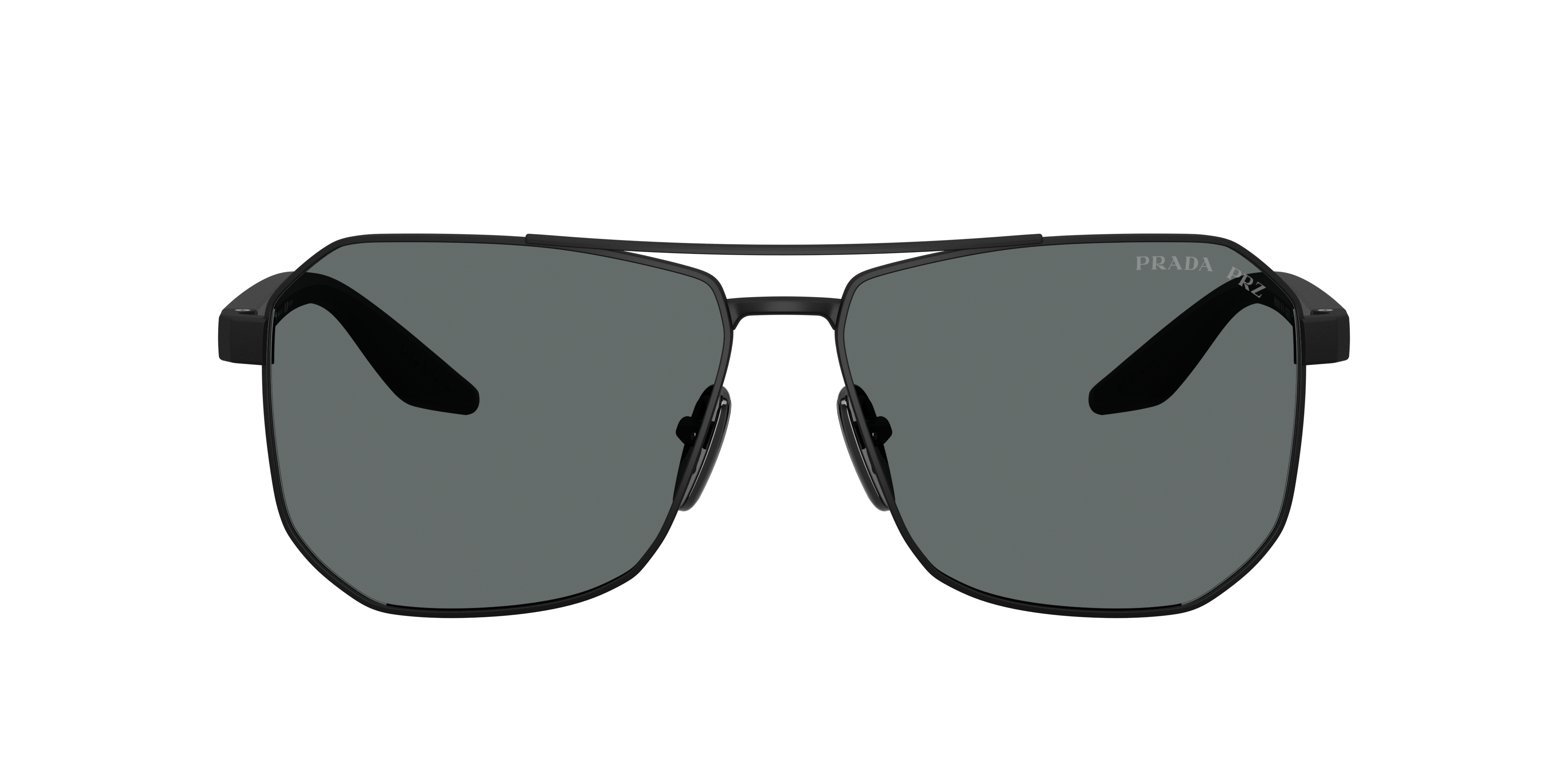 Prada Linea Rossa PS A53S XXL (62 - 14) with Grey lenses and Black