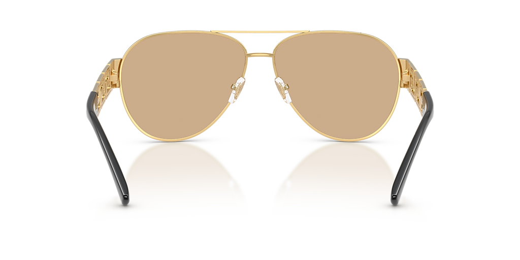 Versace VE2289 XL (61 - 13) with Yellow lenses and Gold frame