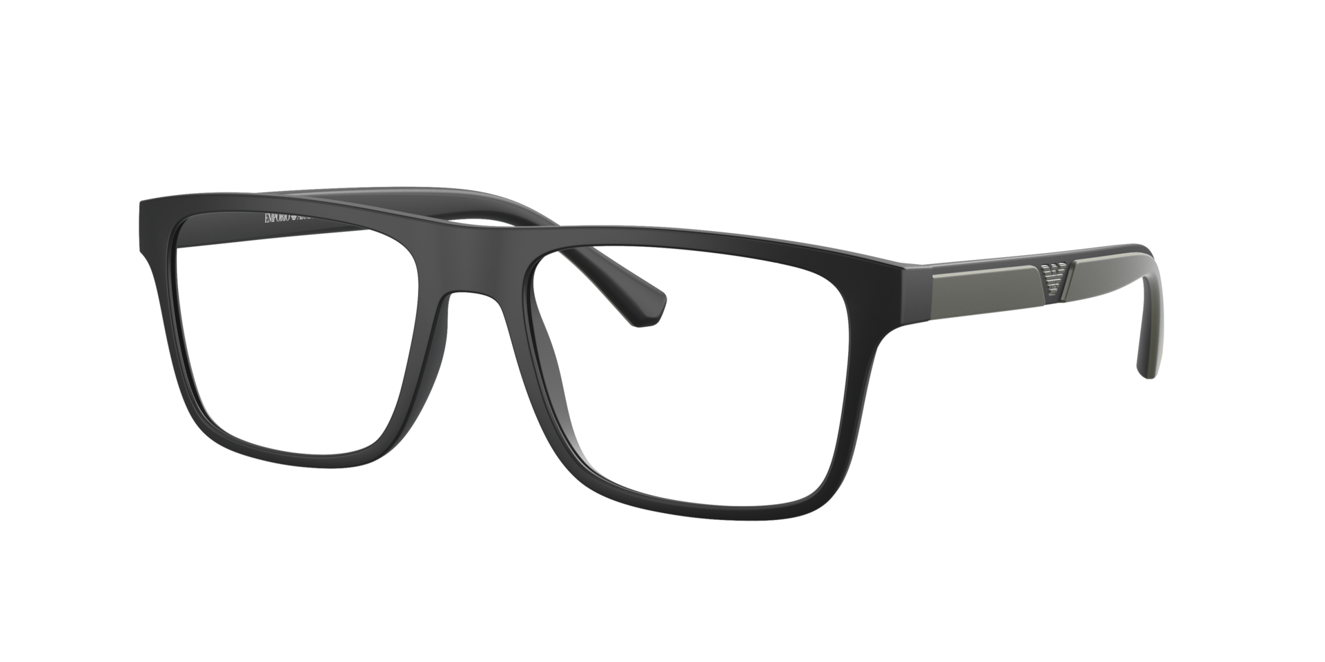 Emporio Armani Man Sunglass EA4115 -  Frame color: Matte Black, Lens color: Clear
