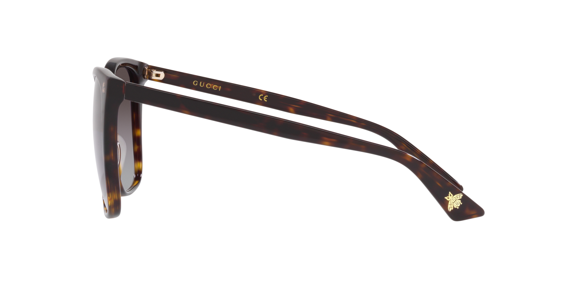 Gucci GG0022S L (57 - 18) with Brown lenses and Tortoise frame