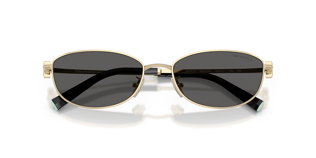 Tiffany & Co. TF3115 L (56 - 17) with Grey lenses and Gold frame