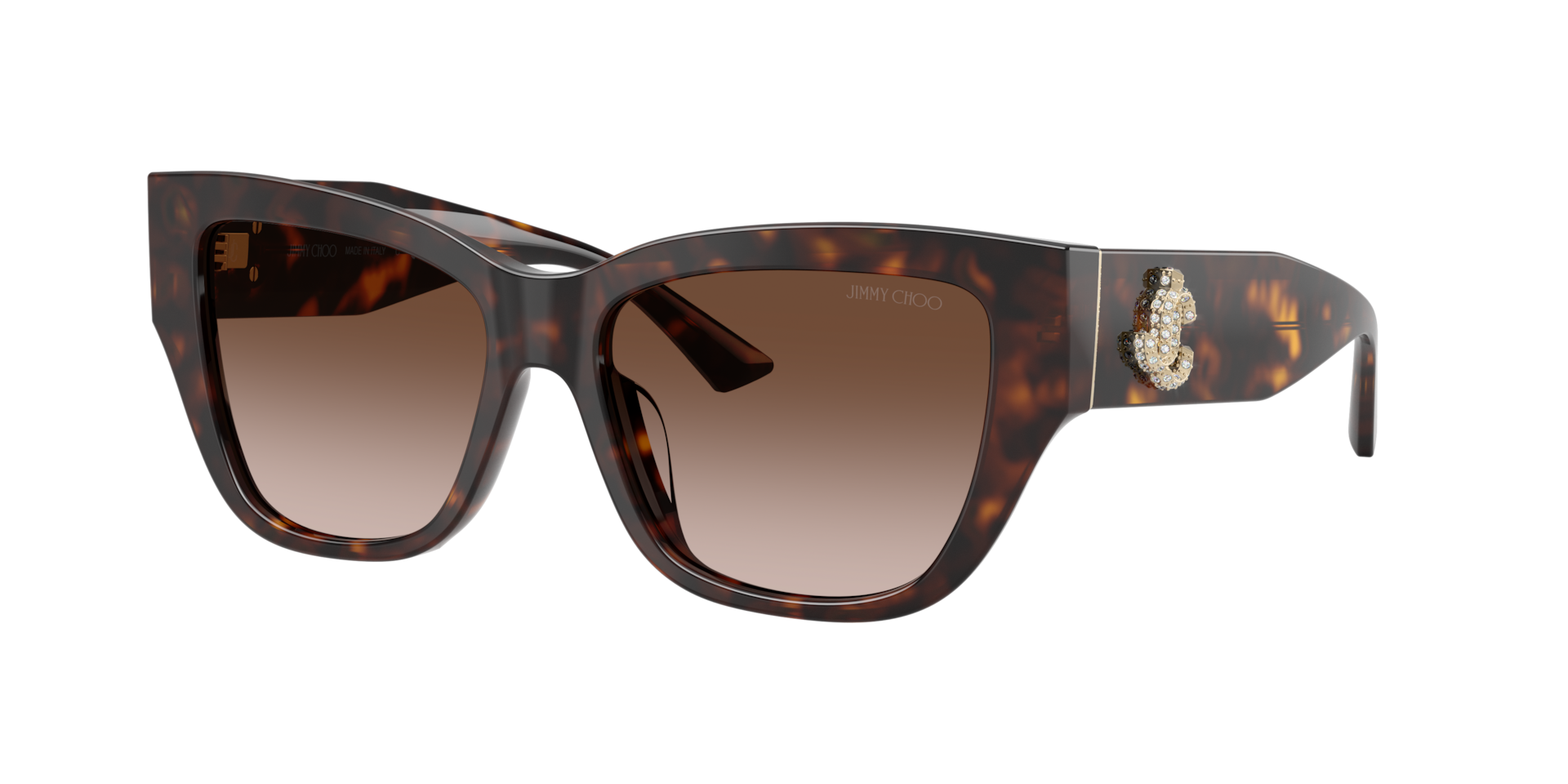Jimmy Choo Woman Sunglass JC5039BU -  Frame color: Havana, Lens color: Gradient Brown