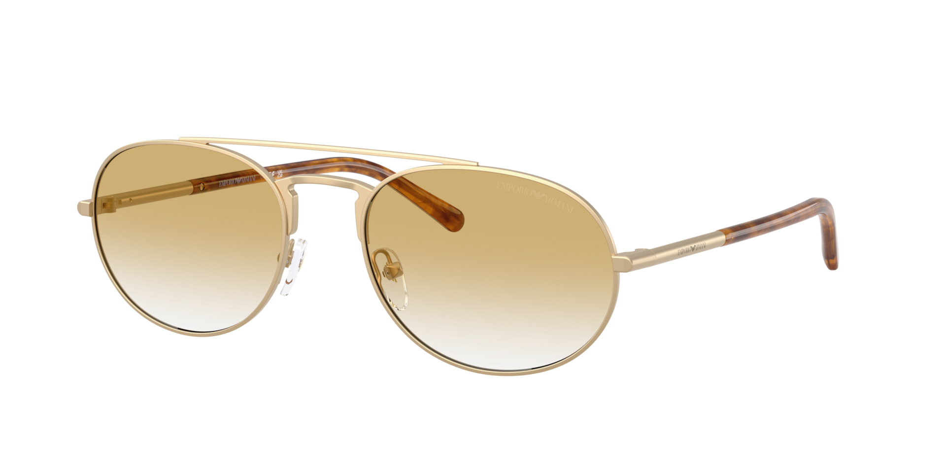 Emporio Armani Mann Sunglass EA2171 - Rahmenfarbe: Matt Hellgold, Linsenfarbe: Clear Gradient Yellow
