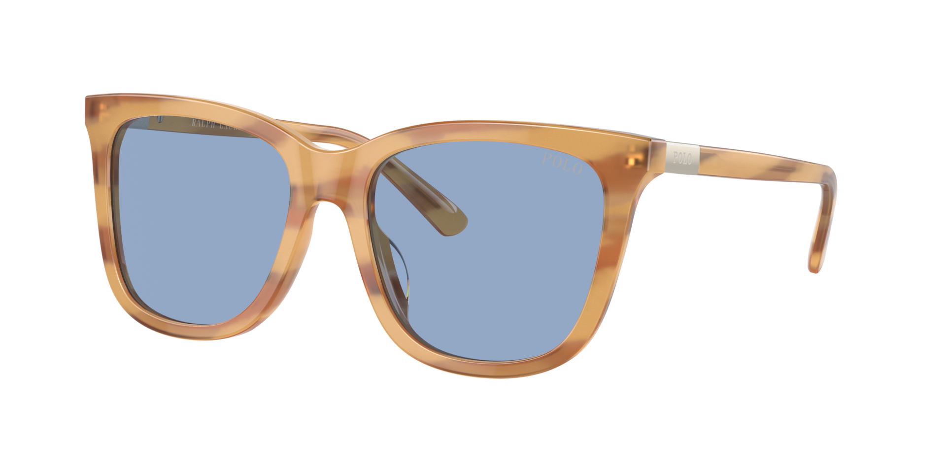 Polo Ralph Lauren Woman Sunglass PH4201U -  Frame color: Shiny Light Honey Havana, Lens color: Light Blue