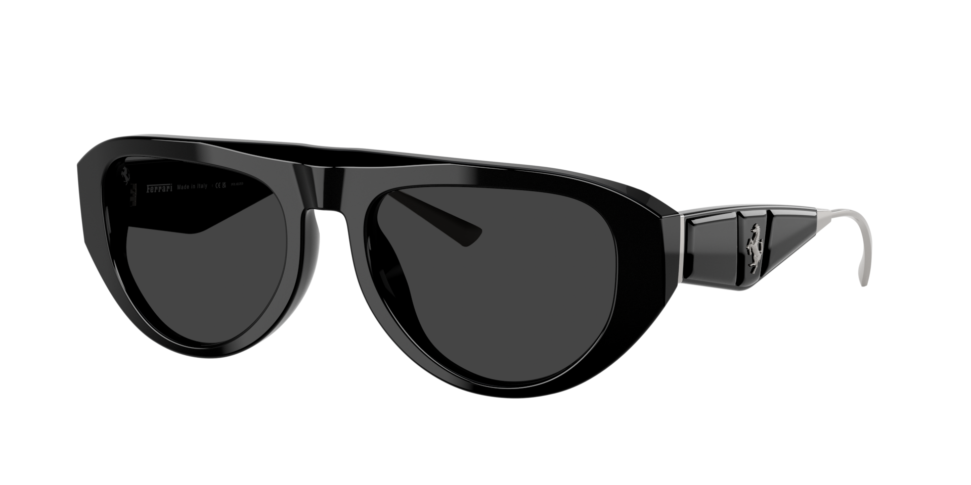 Ferrari Unisex Sunglass FH2012U - Couleur du Monture: Noir, Couleur de Lentille: Gris Polarisé