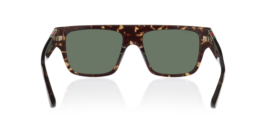 Gucci GG1960S L (53 - 17) with Green lenses and Tortoise frame