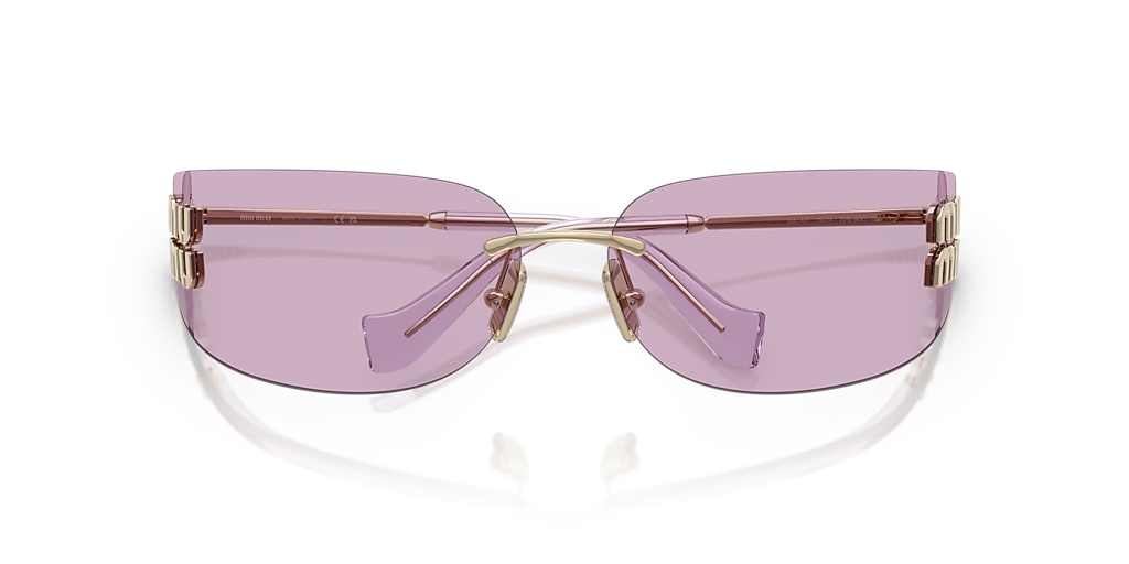 Miu Miu MU A51S M (75 - 14) with Pink lenses and Gold frame