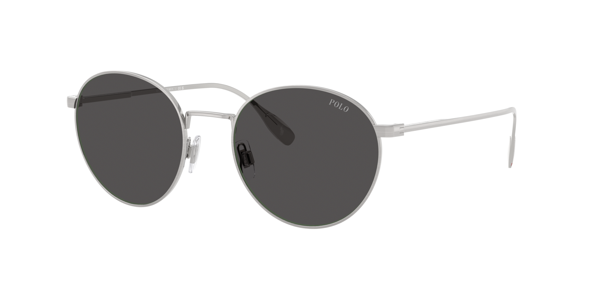 Polo Ralph Lauren Homme Sunglass PH3158 - Couleur du Monture: Agent brossé, Couleur de Lentille: Gris foncé