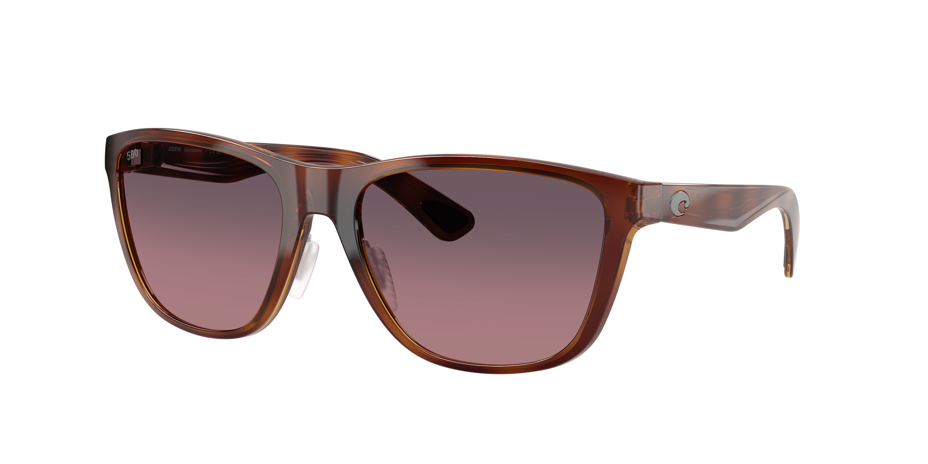 Costa Unisex Sunglass Corrientes -  Frame color: Tortoise, Lens color: Rose Gradient