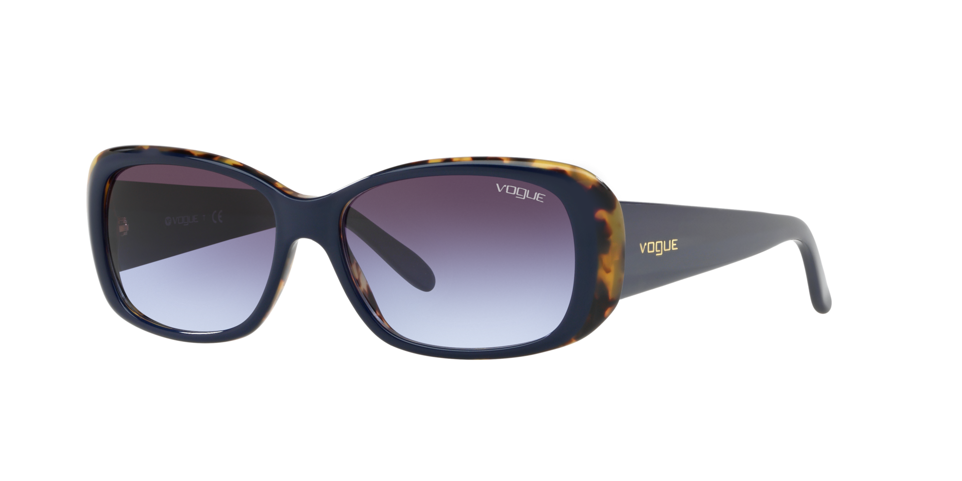Vogue Eyewear Women's Grey Woman Vo2606s 26474Q Sunglasses Acetate Blue Squared Normal Shaded - Image 2