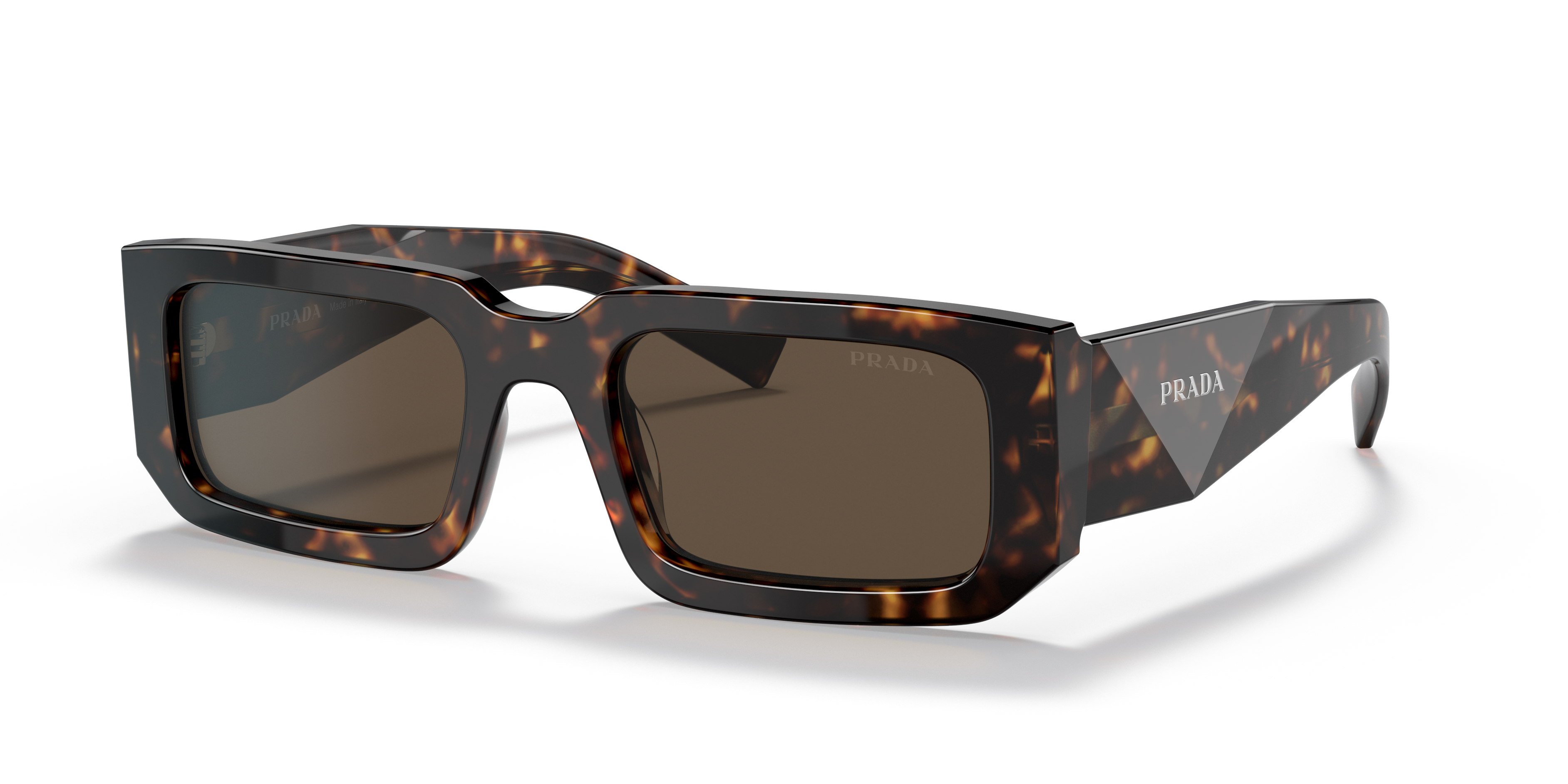 Prada PR 06YS M (53 - 21) with Brown lenses and Tortoise frame