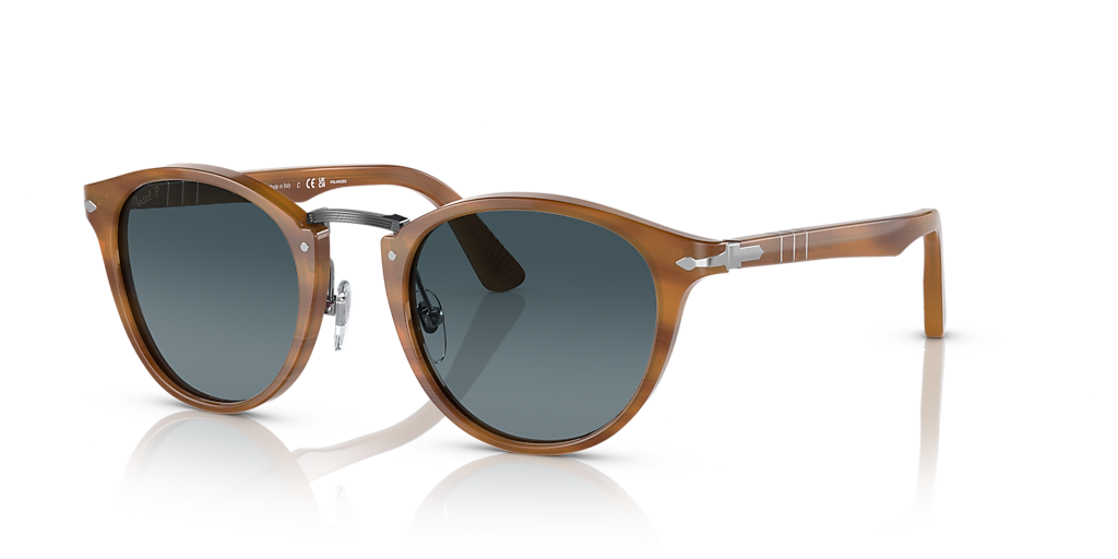 Persol PO3108S M (49 - 22) with Blue lenses and Tortoise frame