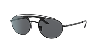 Giorgio Armani AR6116 L (53 - 20) with Grey lenses and Black frame