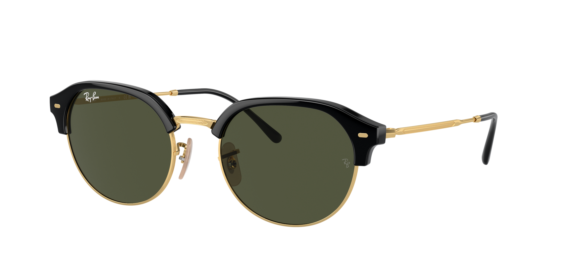 Ray-Ban Sunglasses - Gold Frame Green Lenses 53-20, RB4429 - Image 3