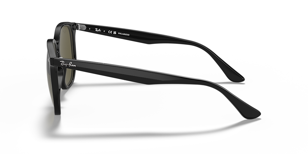 Ray-Ban RB4306 L (54 - 19) with Green lenses and Black frame