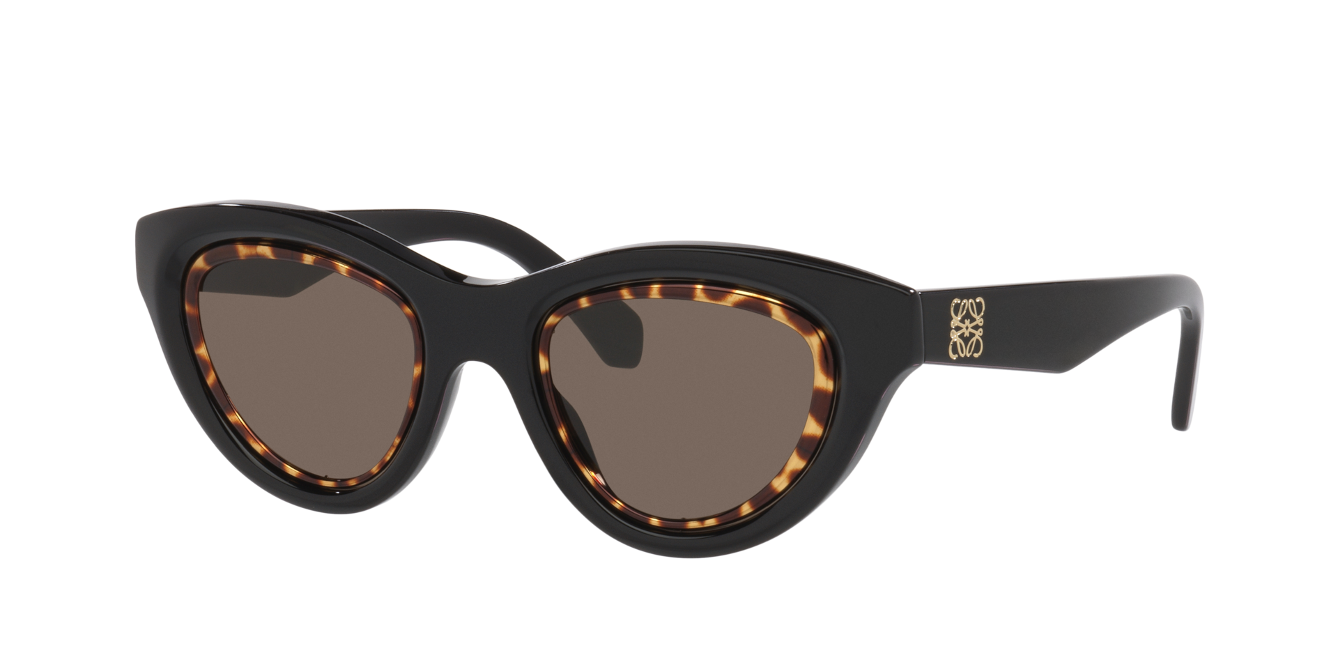 LOEWE アナグラム ブラック S Loewe Anagram Lw40182U S (53 - 19) with Grey lenses and Black