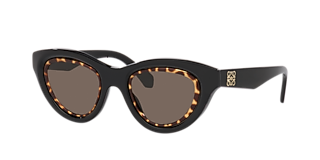 Loewe Chunky Anagram LW40114I XXS (49 - 19) with Brown lenses and