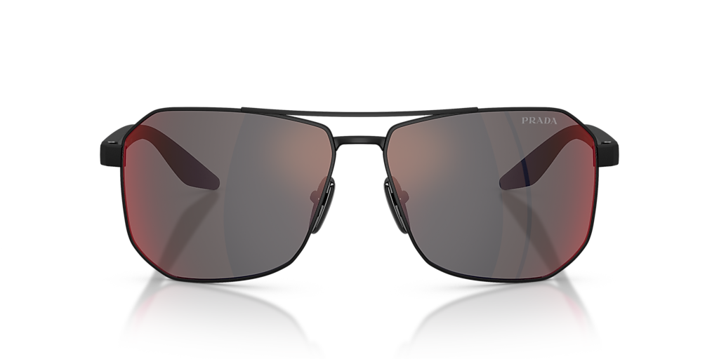 Prada Linea Rossa PS A53S XXL (62 - 14) with Grey lenses and Black