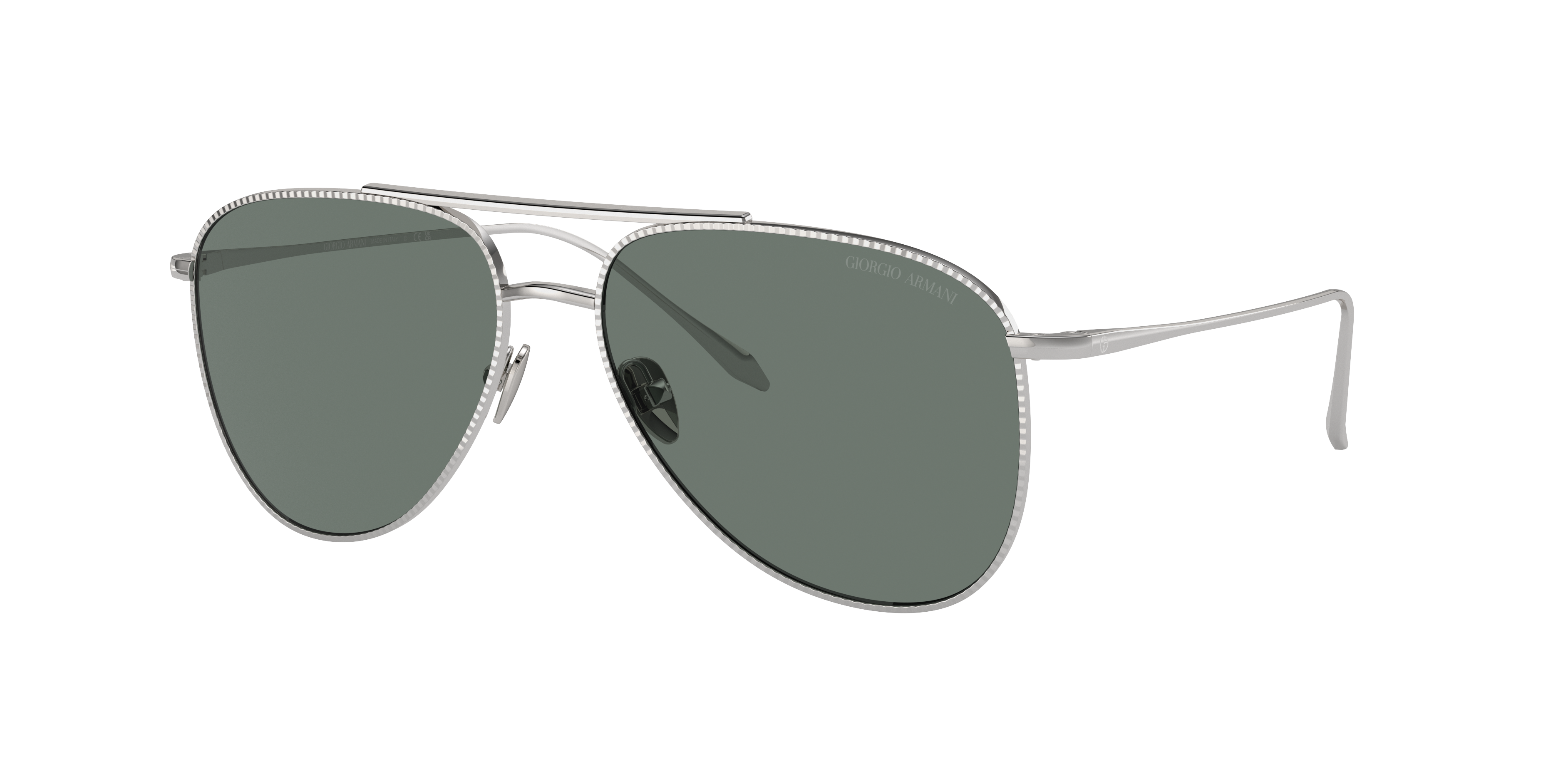 Giorgio Armani AR6152 L (57 - 15) with Grey lenses and Silver