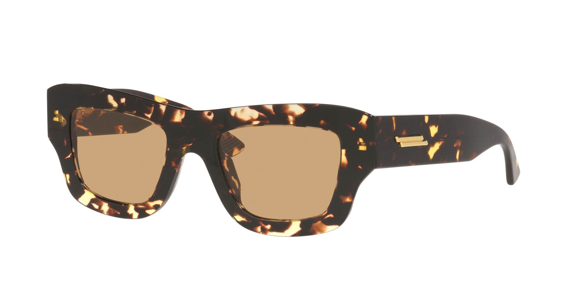 Bottega Veneta Woman Sunglass BV1357S Frame color Tortoise Lens color Brown