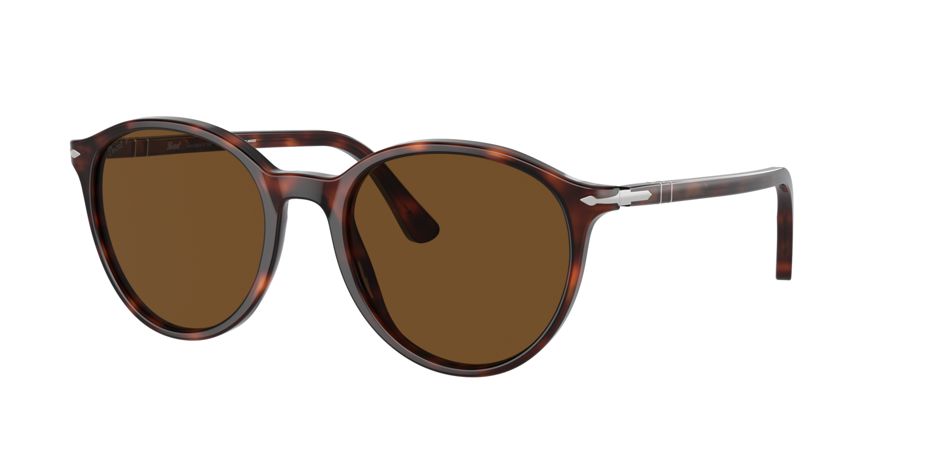 Persol Unisex Sunglass PO3350S -  Frame color: Havana, Lens color: Polarized Brown