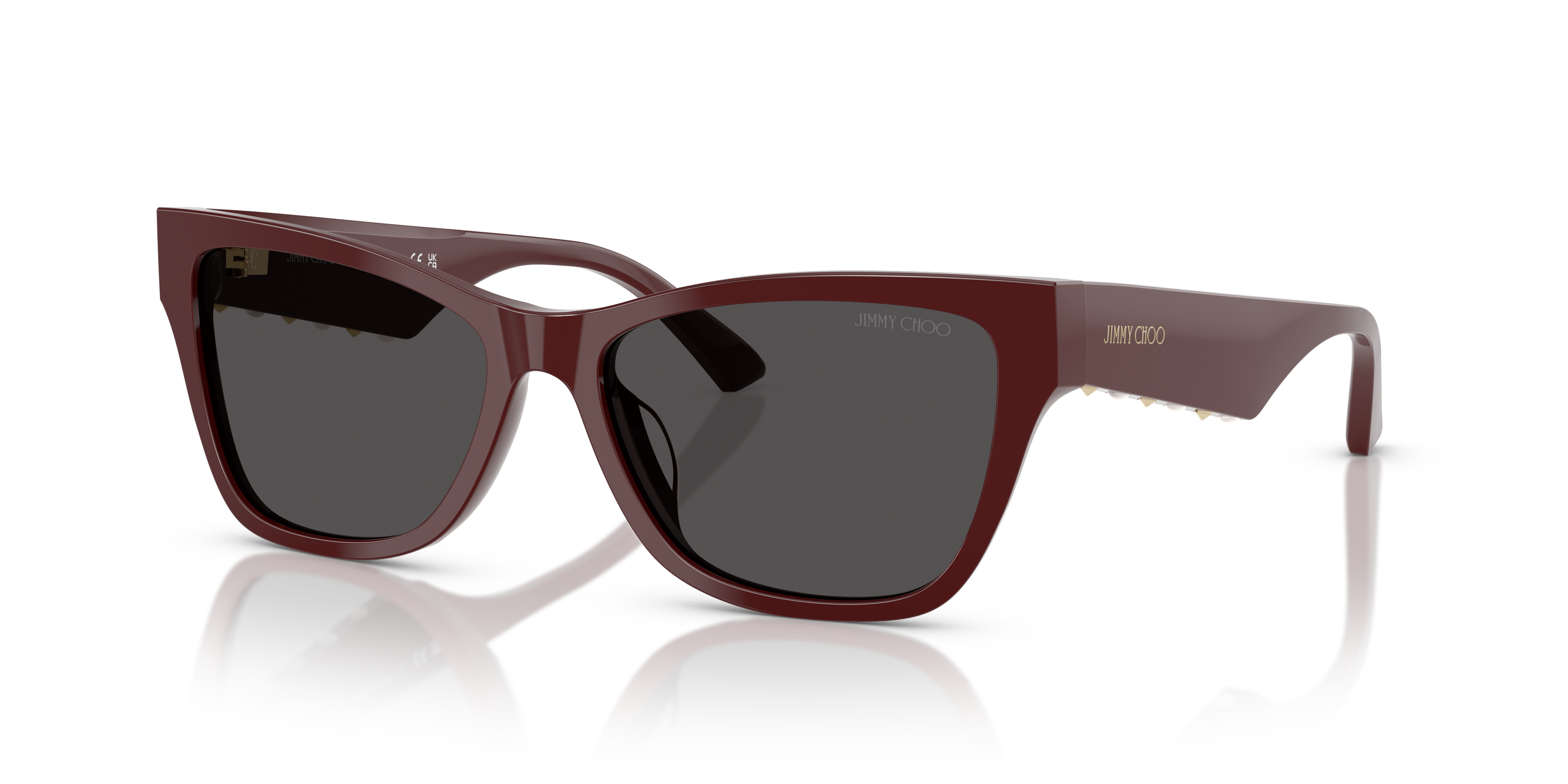 Jimmy Choo JC5024HU S (55 - 16) with Grey lenses and Red frame