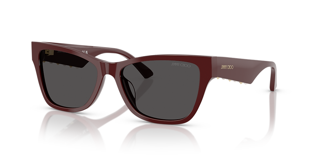 Jimmy Choo JC5024HU S (55 - 16) with Grey lenses and Red frame