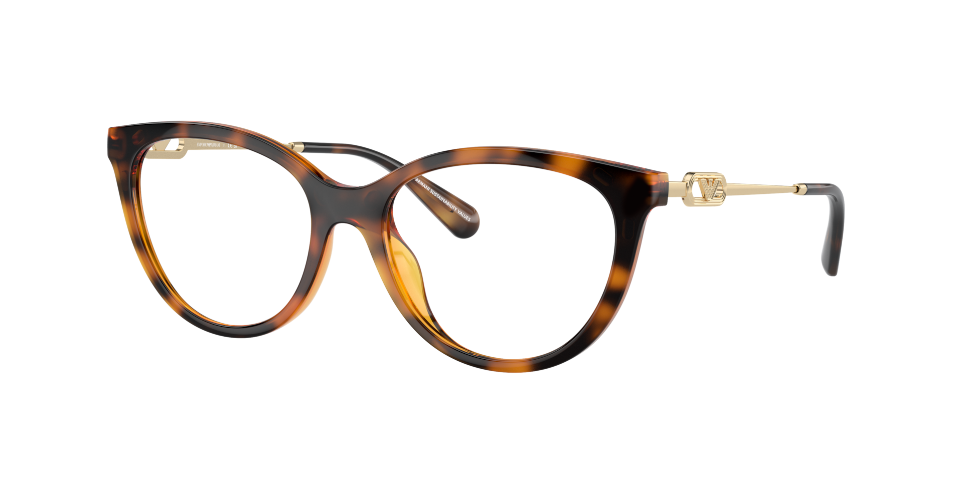 Emporio Armani Woman Sunglass EA4213U -  Frame color: Shiny Havana, Lens color: Clear