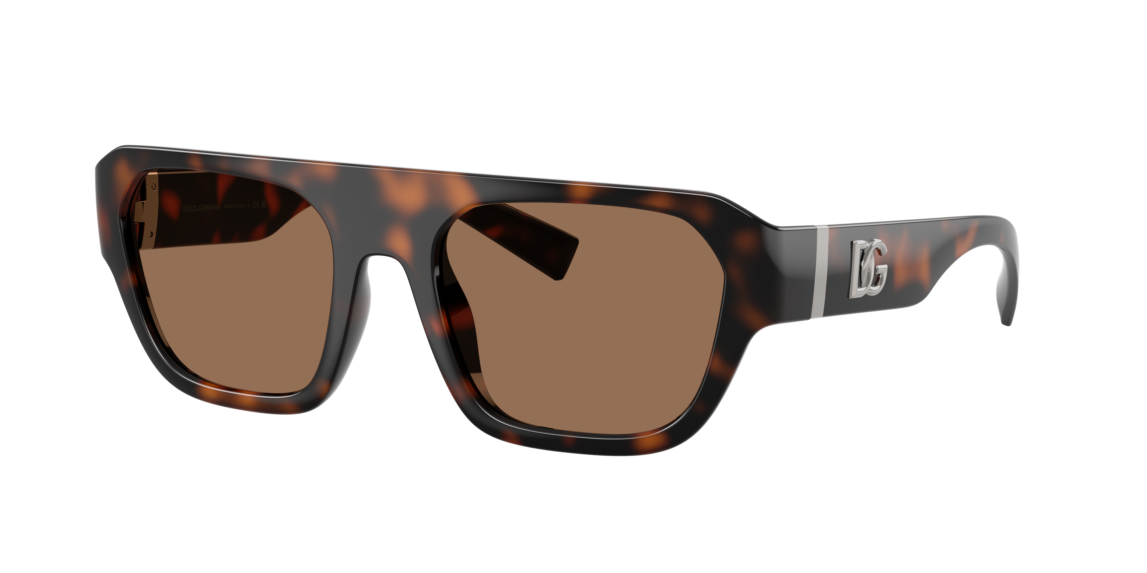 Dolce&Gabbana Herren Dunkelbraun Mann Sunglass Dg6206 - Rahmenfarbe: Havana, Linsenfarbe: