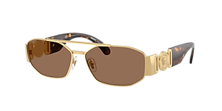 Versace VE2278D XXL (58 - 19) with Grey lenses and Tortoise frame