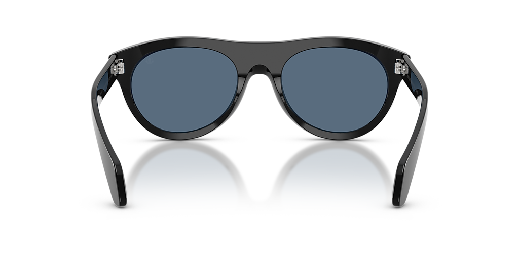 Moncler ME6022U SPLASH M (53 - 20) with Blue lenses and Black