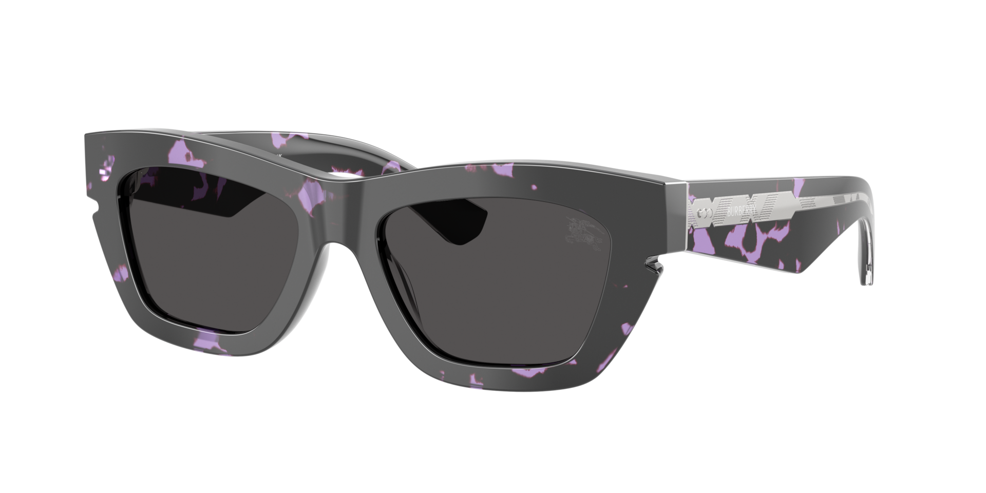 Burberry Femme Sunglass BE4454 - Couleur du Monture Havana Violet Couleur de Lentille Gris fonc 228 €