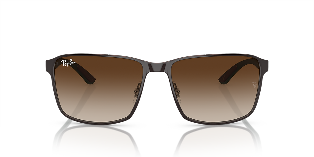 Ray-Ban RB3721 XXL (59 - 17) with Brown lenses and Brown frame