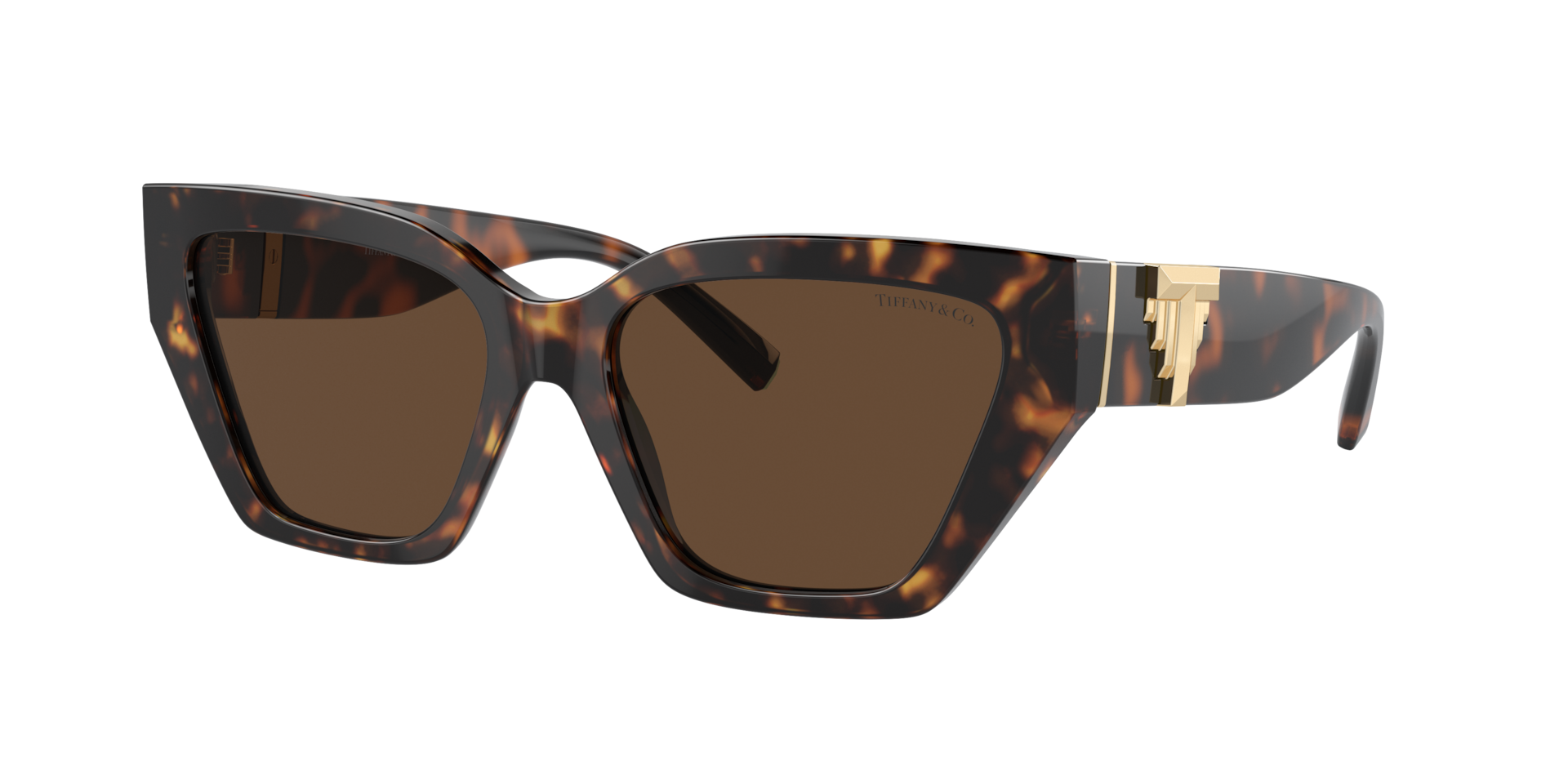 Tiffany & Co. Woman Sunglass TF4218 -  Frame color: Havana, Lens color: Light Brown
