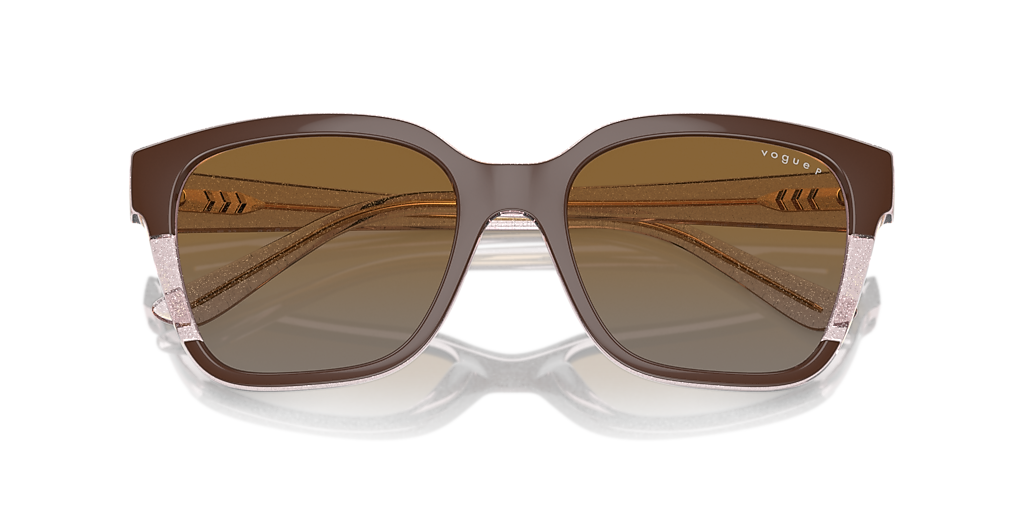Vogue Eyewear VO5558S L (55 - 19) with Grey lenses and Brown frame