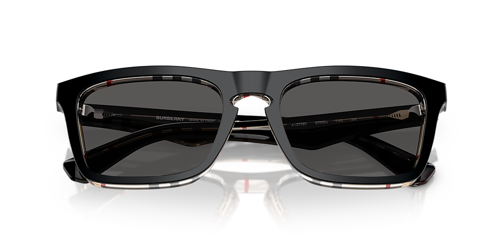 Burberry BE4434 L (57 - 20) with Grey lenses and Black frame