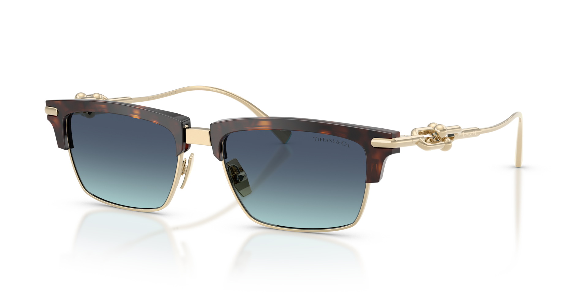 Tiffany & Co. TF4262K XL (54 - 17) with Blue lenses and Tortoise