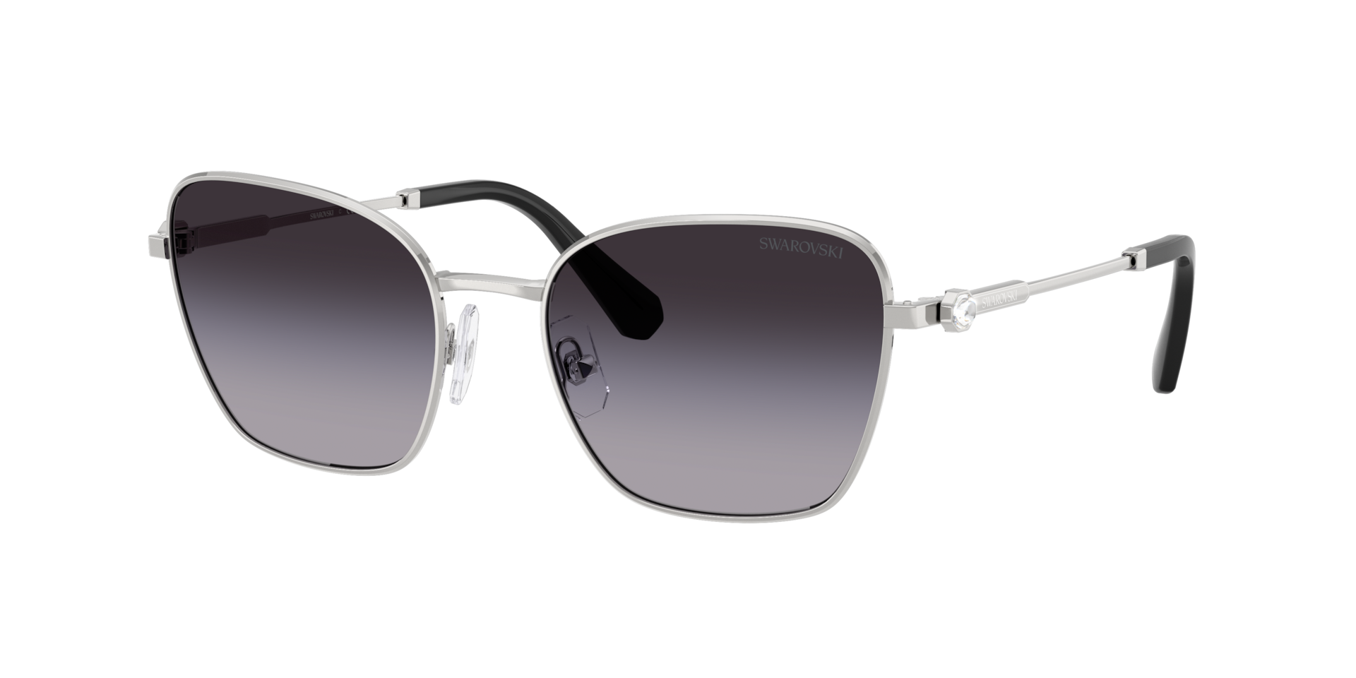 Swarovski Femme Sunglass SK7029 - Couleur du Monture Argent Couleur de Lentille Dgrad Gris 95 €