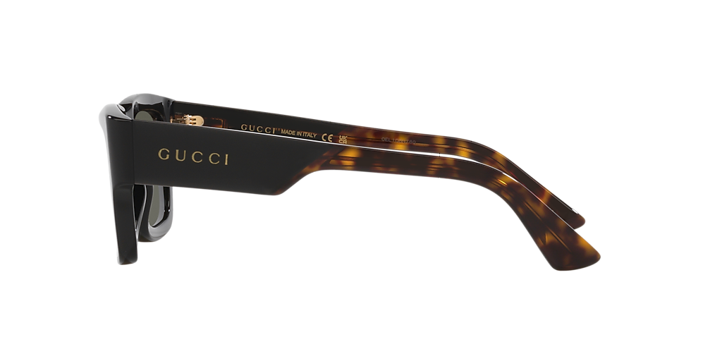 Gucci GG1668S S (52 - 21) with Grey lenses and Black frame