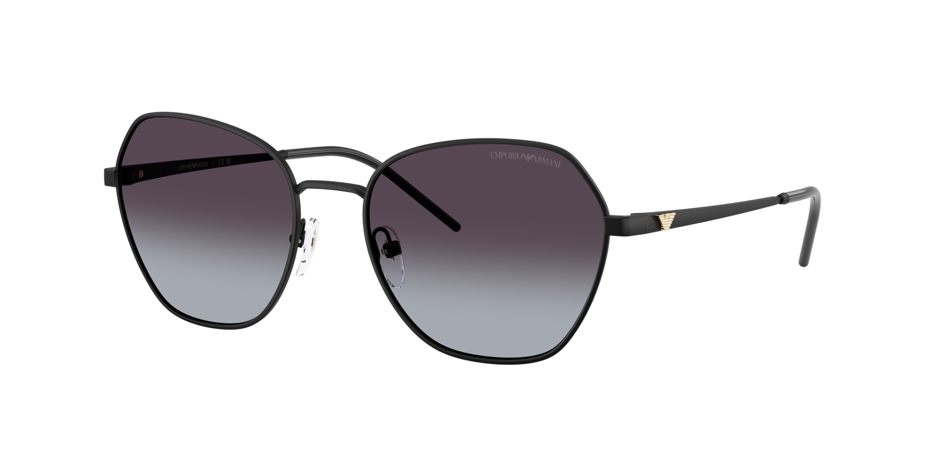 Emporio Armani Woman Sunglass EA2161 -  Frame color: Matte Black, Lens color: Grey Gradient