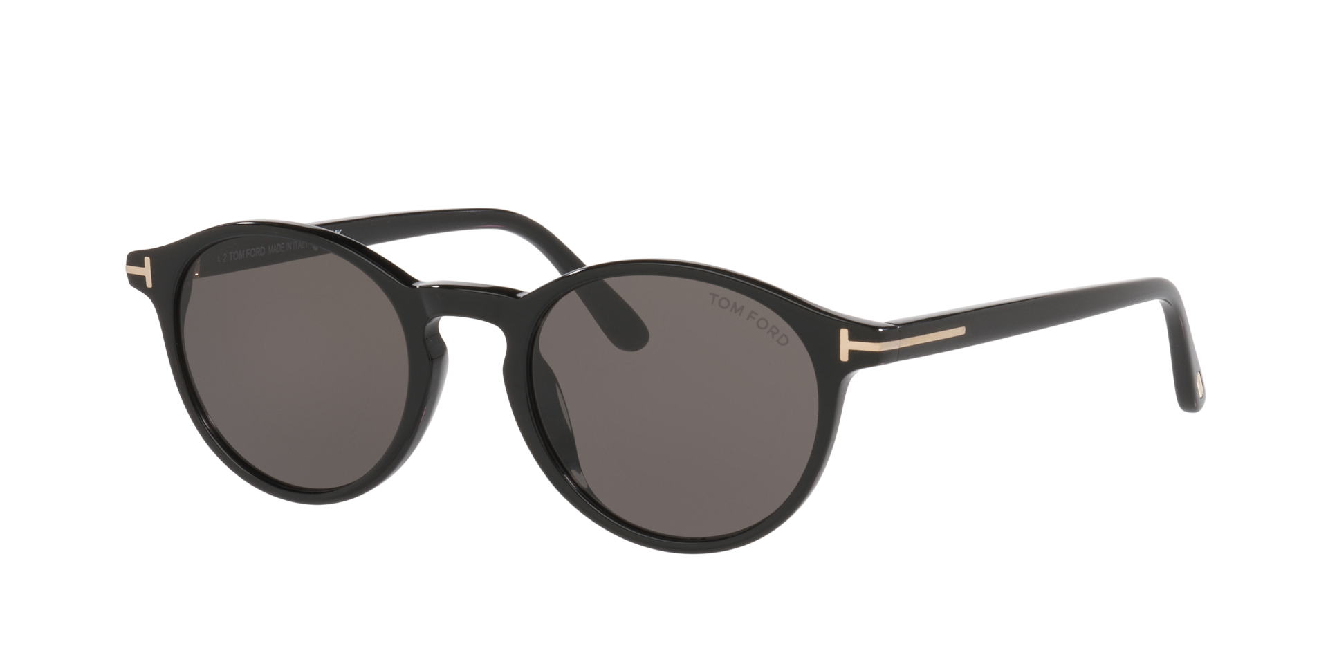 Tom Ford Prescott-02 XXL (51 - 21) with Grey lenses and Black