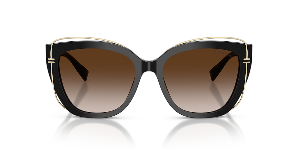 Tiffany & Co. TF4148 M (54 - 17) with Brown lenses and Black frame
