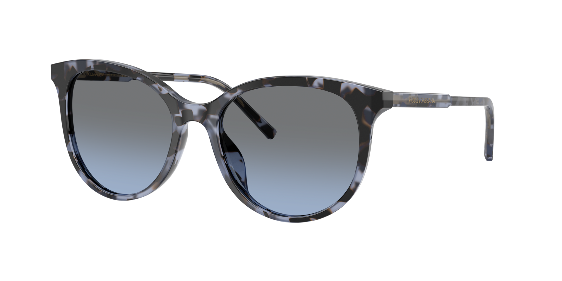 Dolce&Gabbana Woman Sunglass DG4540 -  Frame color: Blue Havana, Lens color: Blue Gradient