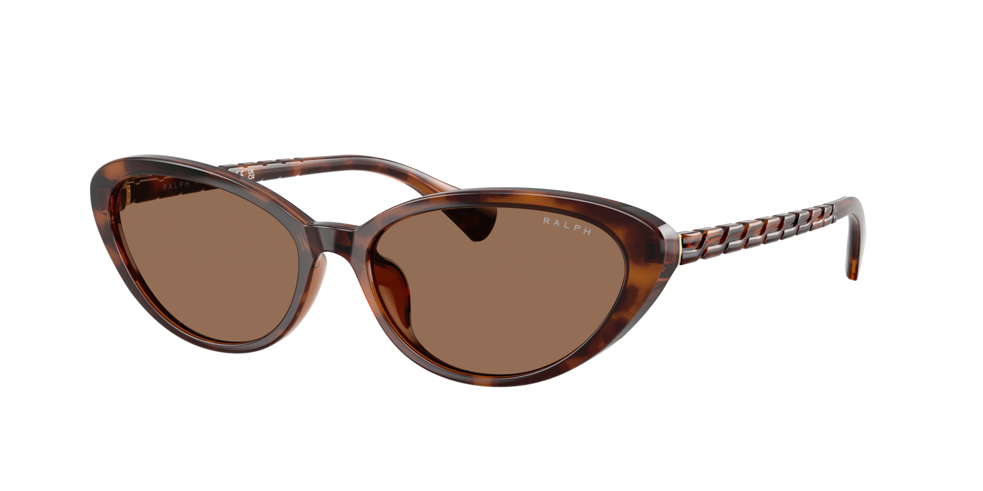 Ralph Woman Sunglass RA5338U -  Frame color: Shiny Dark Havana, Lens color: Brown