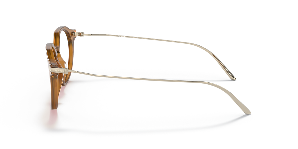 Prada PR 12YS XL (51 - 20) with Transparent lenses and Tortoise